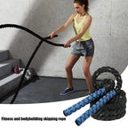 Heavy Jump Rope Strength Training Skipping Rope 0.98 Inch Body Shaping Jumpropes For Women Men Portable Gym Workout Equipment mbzr