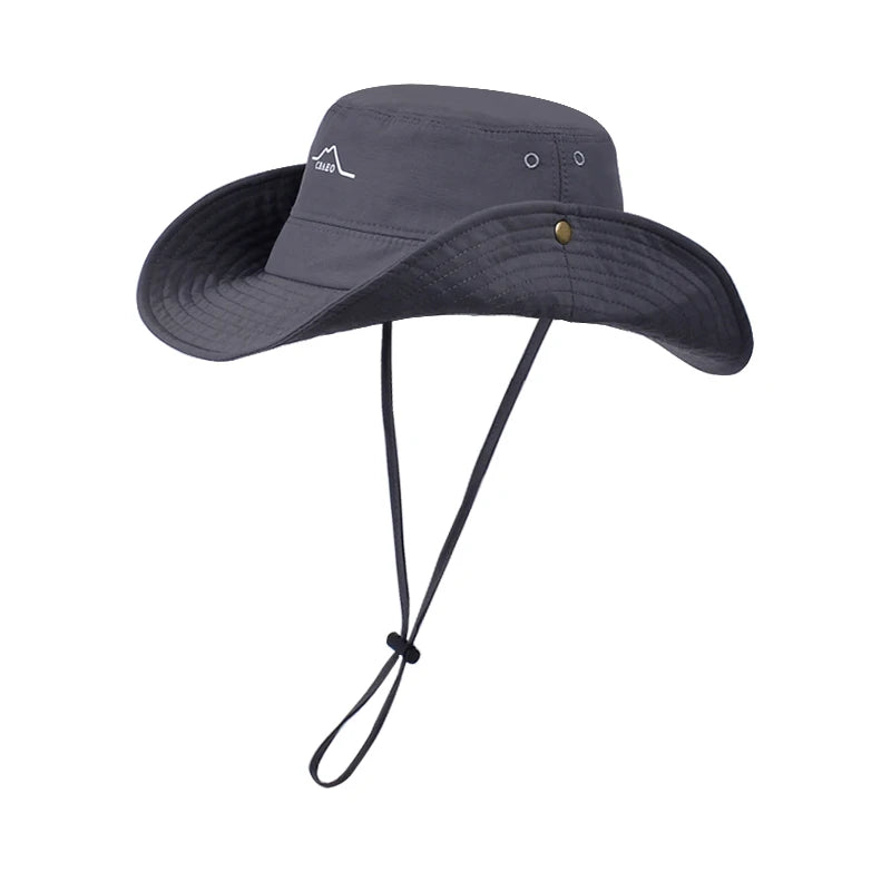 Quick-drying Fisherman Hat Summer Large Overhang Protection Hat Outdoor Mountaineering