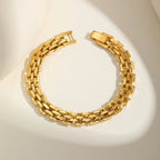 Trendy Watch Strap Bracelet for Women,Waterproof Stainless Steel Bracelets,Fashion Jewelry Party Gifts