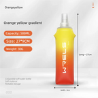 Sport Water Bottle TPU Folding Soft Flask Drink Portable Water Bottle High Flow Running Hiking Bicycle Fitness Water Bag mbzr