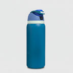 Owalaa dark blue 32oz/945ml stainless steel insulated water bottle with straw,for daily sports outdoor,perfect gift mbzr