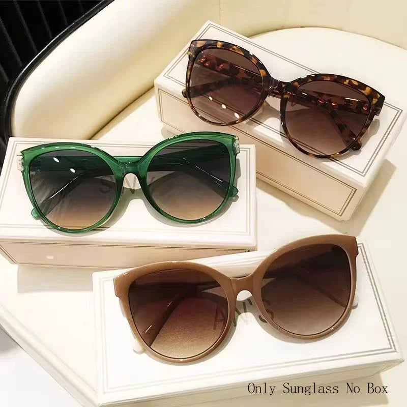 Cat Eye Sunglasses Oversize Frame Outdoor Driving UV Protection Sun Glasses mbzr