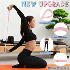 Resistance Bands with Handles,Figure 8 Resistance Band Elastic Fitness Bands Exercise Band for Home Yoga Gym Workout mbzr