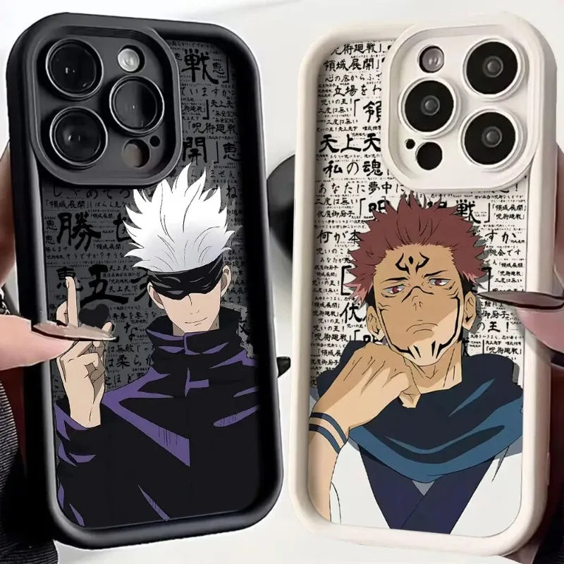 Anime Jujutsu Kaisen Phone Case For IPhone 17 16 15 14 13 12 11 pro 16 plus Cover