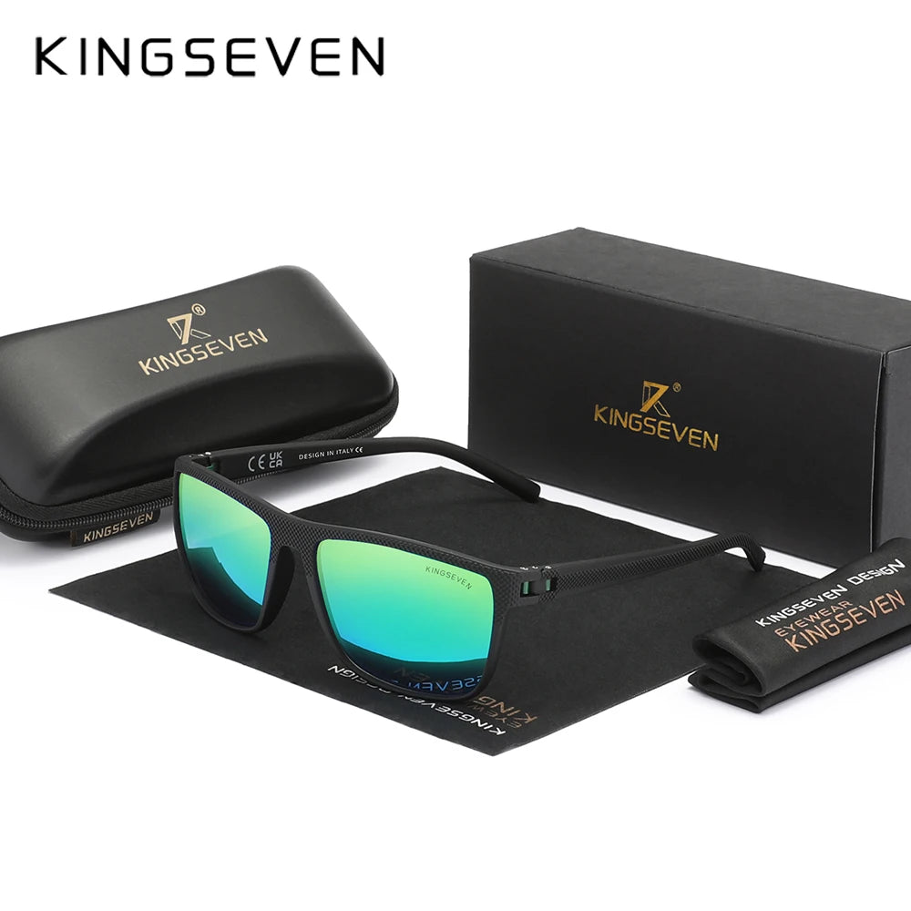 KINGSEVEN Polarized Sunglasses Women Driving Classic Square Frame Sun Glasses sunglasses for Men Outdoor Travel