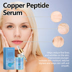 EELHOE 30ml Copper Peptide Facial Serum Moisturizing Firming Face Skin Increase Elasticity Anti Wrinkle Lines Daily Facial Care mbzr