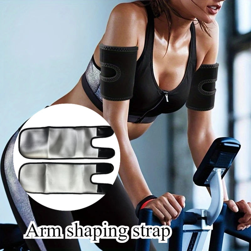 1 pair Arm Bands Sports Protectors Fitness & Body Building Arm Shaping Bands Arm Sauna Suffocating Sweat Sports Fitness Trainers mbzr