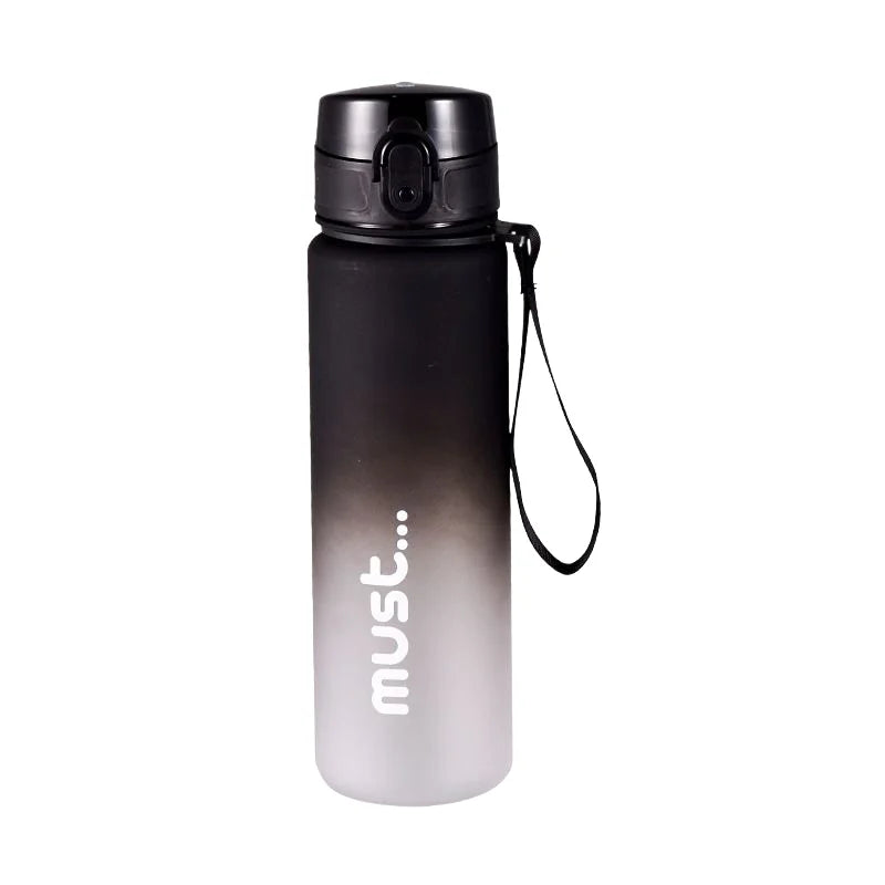 500/650ml Sports Water Bottle High Capacity Plastic Fitness Portable Durable Camping Hiking Workouts Outdoor Sports Cups mbzr