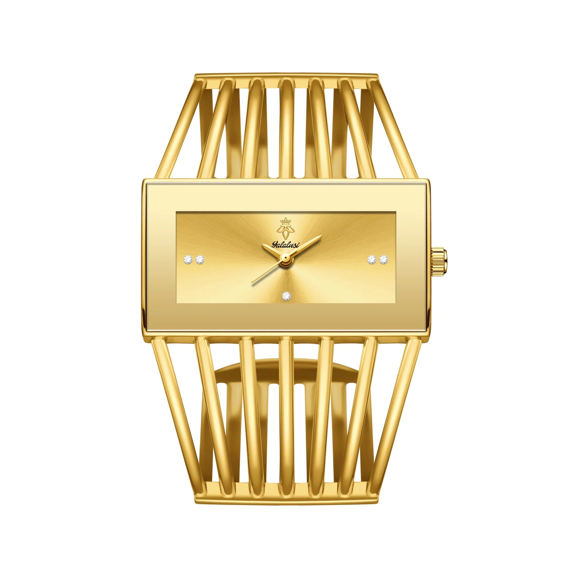 Unique Hollow Bangle Women Watch Rectangular Black Dial Crystal Dot Scale Wide Silver Bracelet Waterproof Ladies Quartz Watch Luxury Gift Box For Birthday Valentine Mother’s Day