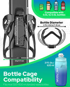 VICTGOAL Bicycle Water Bottle Holder Cage with Hidden AirTag Mount Squeeze Bottle mbzr