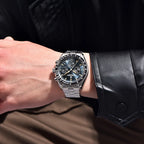 PAGANI DESIGN New Rock Blues Luxury Quartz Watch for Men Sports Chronograph AR Sapphire Crystal 2026 Luminous Wrist Watch Men Japan VK63