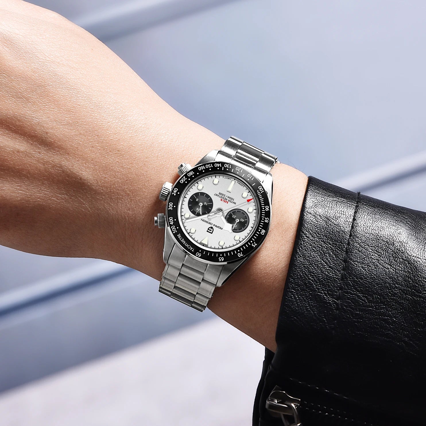 2026 New Retro Panda Mens Watches PAGANI DESIGN Luxury Quartz Watch For Men Chronograph AR Sapphire Waterproof Sports Clock Gift