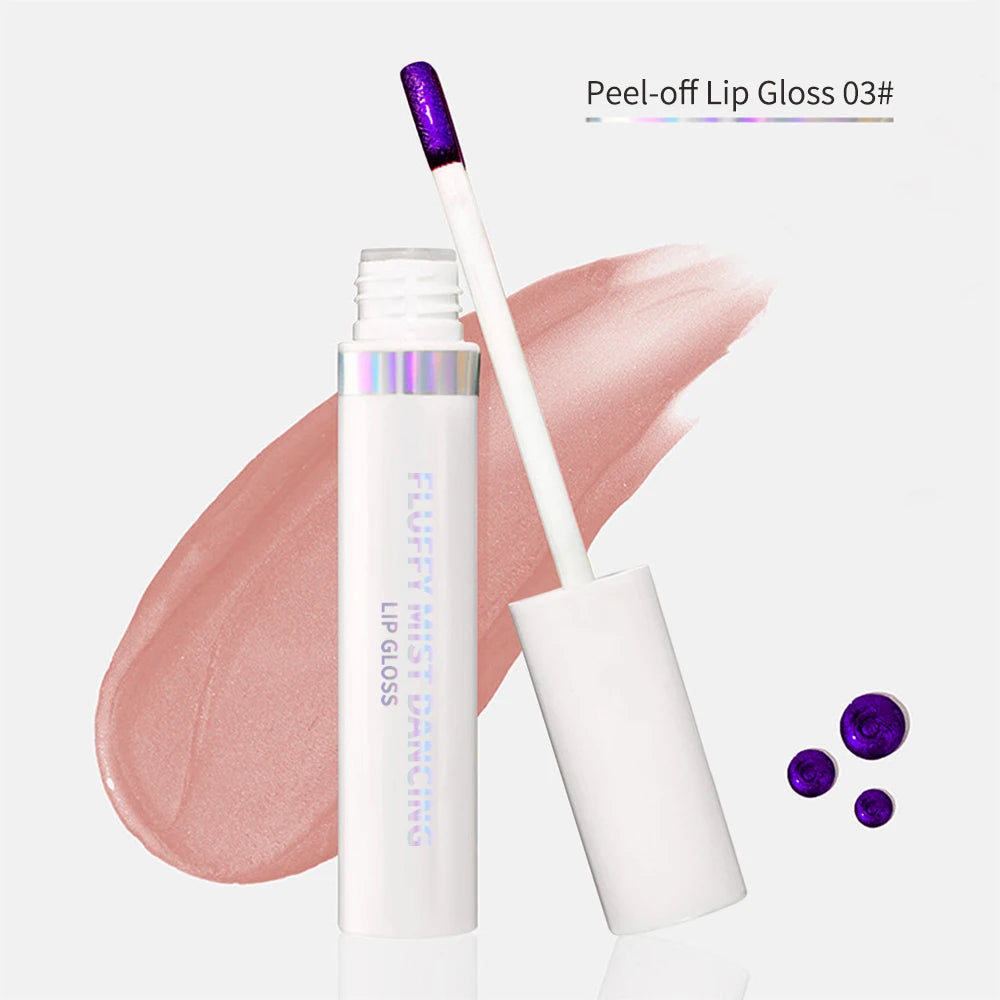 Lip Stain Tint Peel Off Waterproof Lipsticks Cosmetics Makeup Long Lasting Waterproof Peel Off Lip Stain Pink Red Metallic Lip mbzr