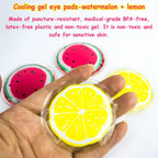 Gel Ice Pack Reusable Cooling Eye Pads and Under Eye Patches,Eye Hot Cold Treatment Pack for Redness,Pain Relief and Eye Relax mbzr