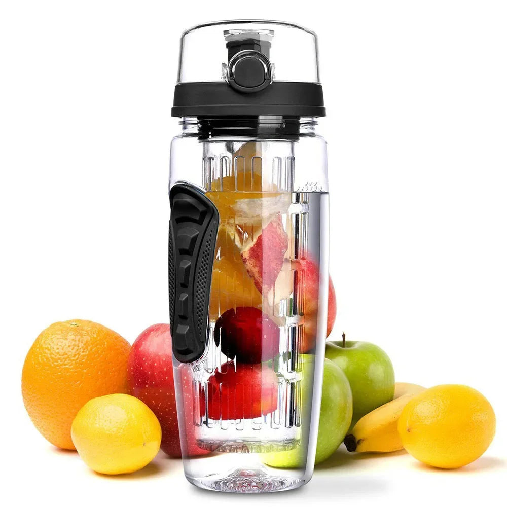 BPA Free Fruit Infuser Water Bottle Juice Shaker Sports Lemon Water Bottle Fitness Sport Fruit Drinking Bottles for Girl mbzr