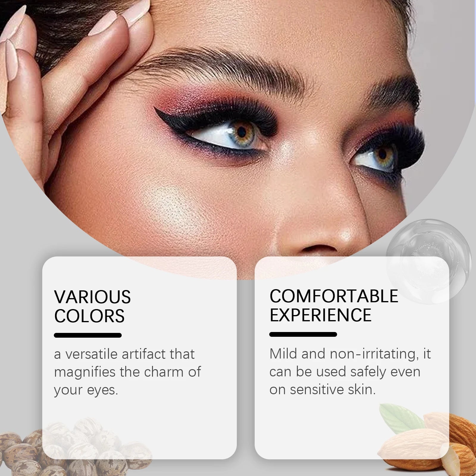 Antioxidant Colored Eyeliner Enhances Barrier Boosts Skin Resistance Reduces Eye Irritation Naturally Long-Lasting Comfortable mbzr