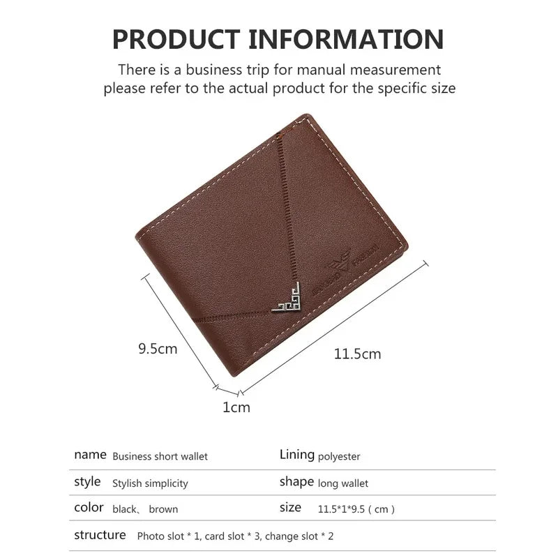 Slim Leather Wallet for Men RFID Blocking Bifold Front Pocket Wallet Minimalist Credit Card Holder Cash Money Clip mbzr