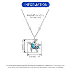 Original 925 Sterling Silver Mother and Baby Turtle Necklace Y-shaped Chain Necklace For Women Memorial Prayer Jewelry Gift 2026 mbzr