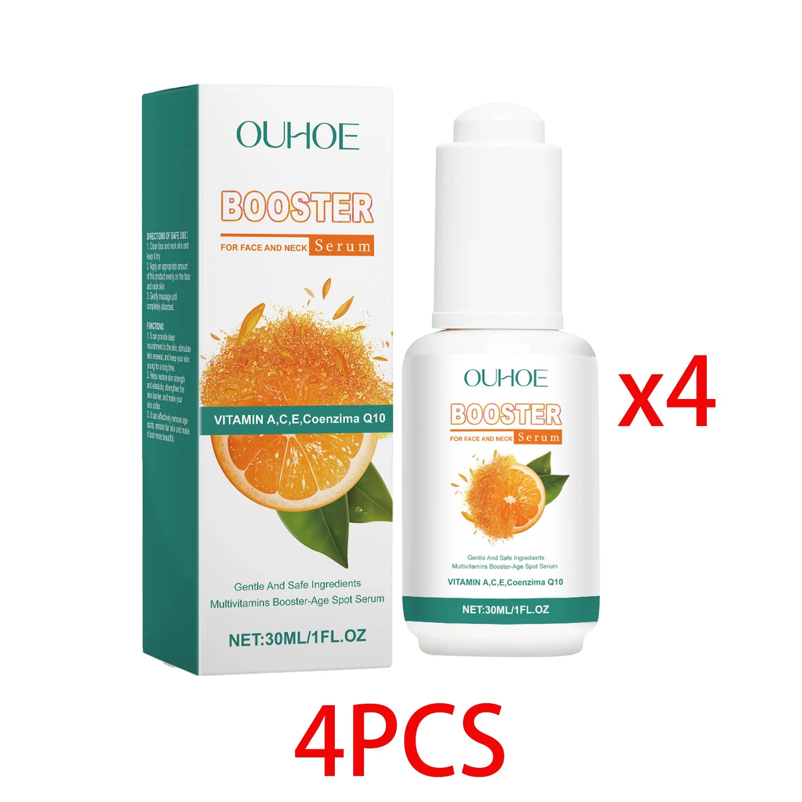 Face Serum Moisturizing Brightning Vitamin C Orange Extract Facial Serum Deep Moisturizer Skin Care Hydrating Nourishing 30ml mbzr