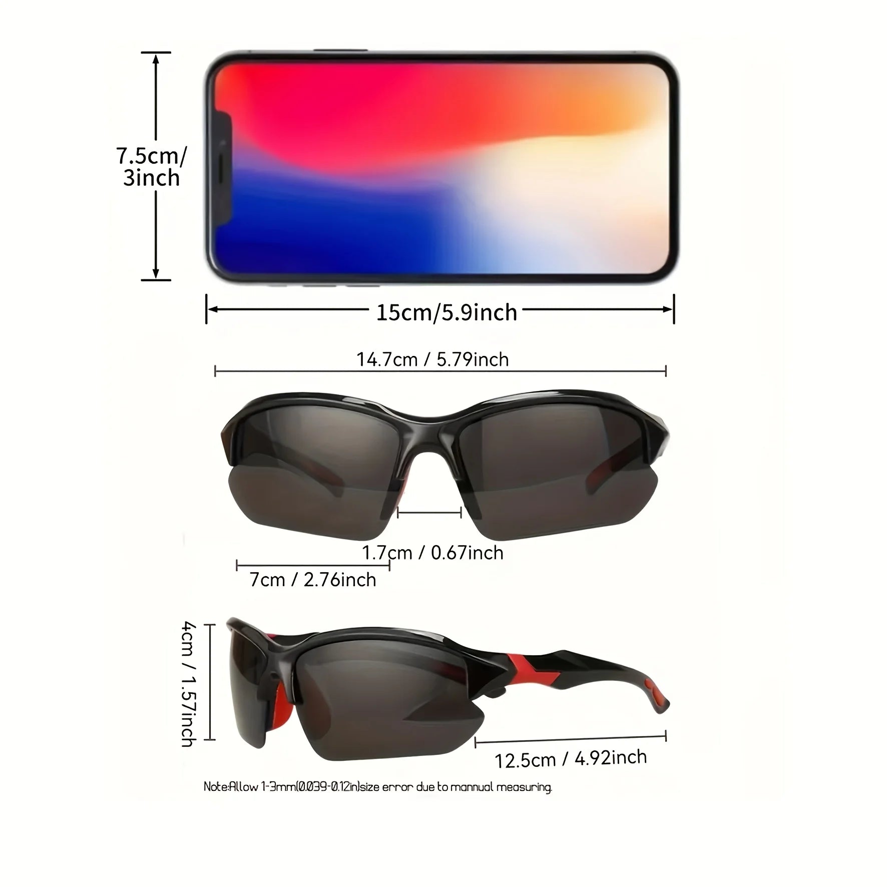 Unisex Trendy Lightweight Eyewear for Cycling & Travel