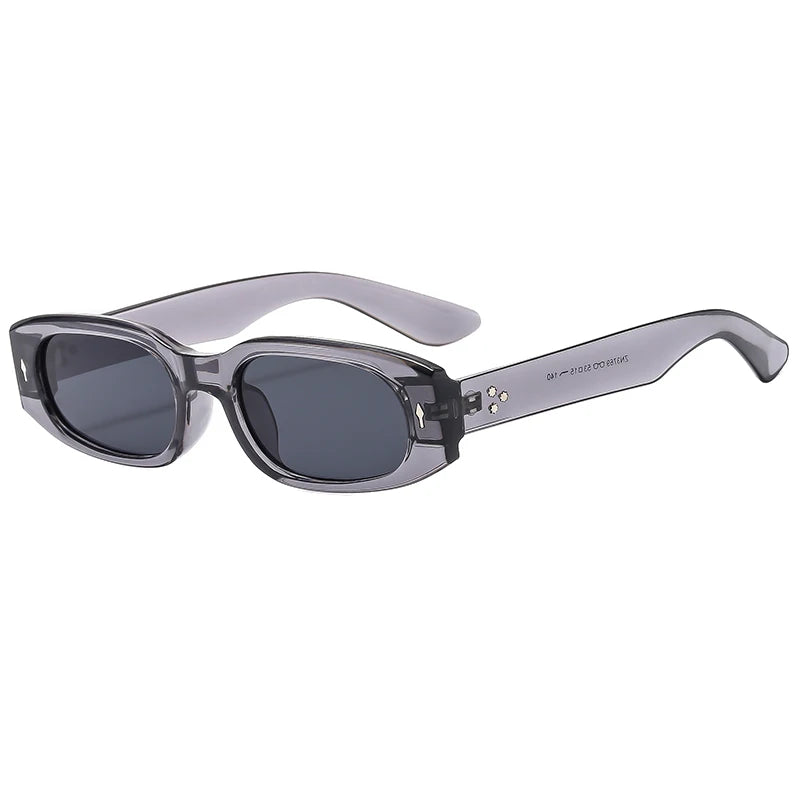 Small Frame Rivet UV Protection Sunglasses for Women