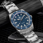 ADDIESDIVE Men's Diving Watch Stainless Steel Ceramic Bezel Quartz Watch Men's BGW9 Luminous 200m Waterproof  Men's Watch