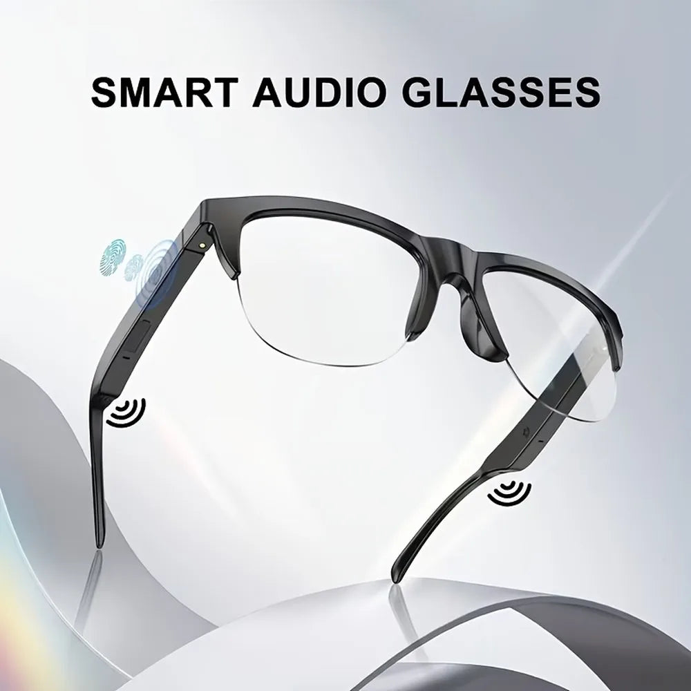 Wireless smart glasses with audio and voice calls, smart glasses for outdoor travel to facilitate calls and listen to music, rechargeable music glasses with built-in microphone mbzr
