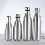 Stainless Steel Water Bottle 1 Liter Free Shipping Items, Drink Bottle for Sport Travel Cups,  500 750 1000ml Water Bottles mbzr