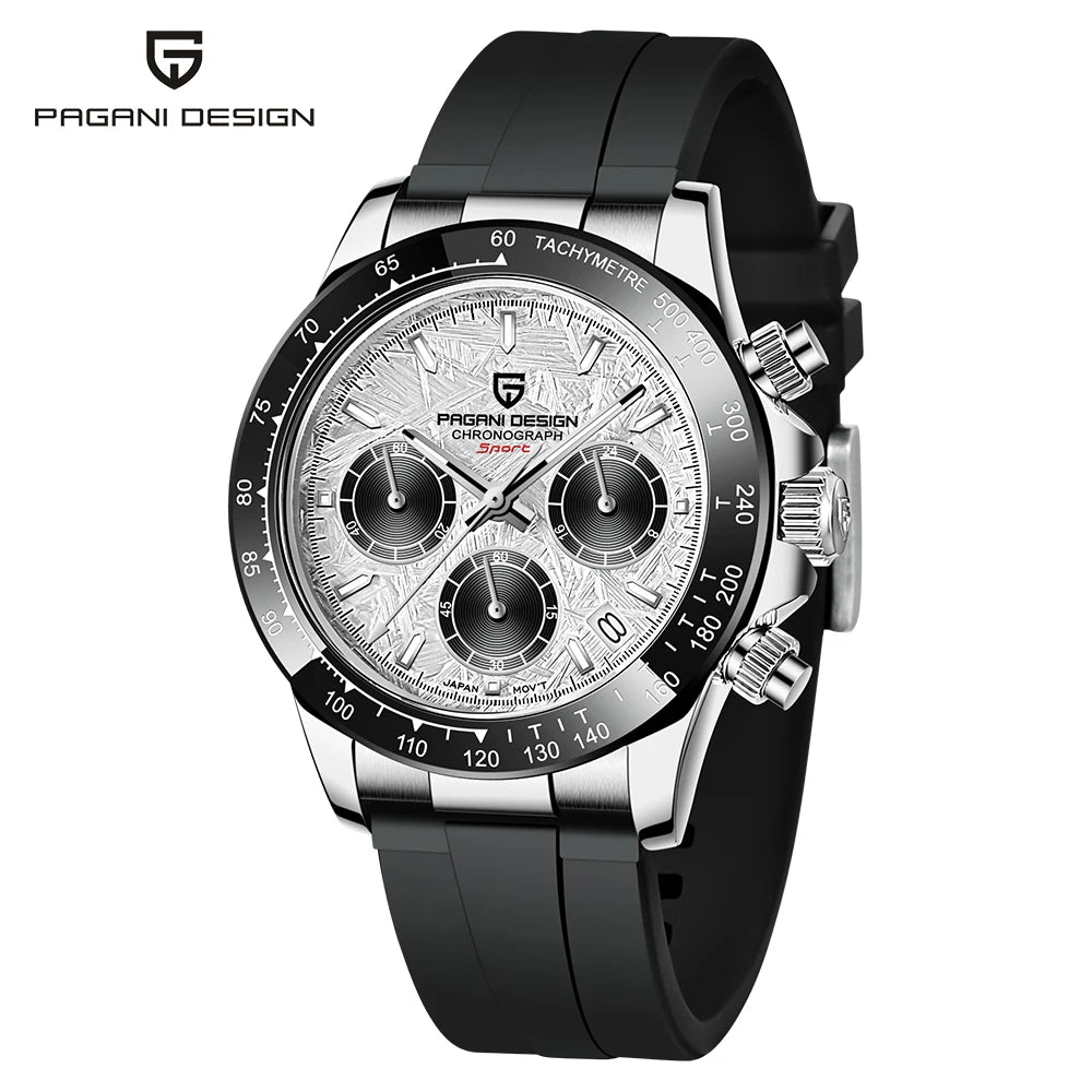 2026 New PD-1644 PAGANI DESIGN Top Brand Men's Sports Quartz Watches Sapphire Stainless Steel 100M Waterproof Luminous Chronograph Luxury Reloj Hombre