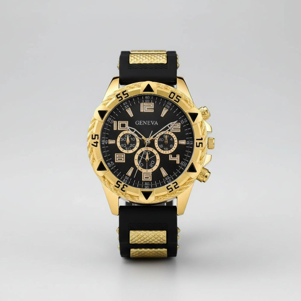 Elegant Men&women; Quartz Watch - Sleek Business Style with Silicone Strap, Suitable for Men & Women, Festival Gift mbzr