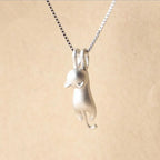 Popular 925 Sterling Silver Jewelry Fashion Simple Animal Cute Kitty Clavicle Chain Pendant Cat Necklaces XL003 925 sterling silver mbzr