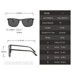 2025 Square Polarized Protective Sunglasses Anti Glare Sun Shades For Summer Party Vacation Travel Driving Fishing UV400