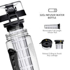 BPA Free Fruit Infuser Water Bottle Juice Shaker Sports Lemon Water Bottle Fitness Sport Fruit Drinking Bottles for Girl mbzr