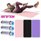 Yoga Mat Non Slip Exercise Mat Thick Solid Color Fitness Mat Yoga Workout Mat Multi-Function for Home Gym mbzr