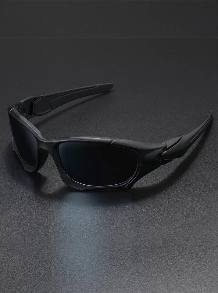 Outdoor Sports Polarized Sunglasses Men Curve Cutting Frame Stress-Resistant Lens Shield Sun Glasses Wome mbzr