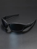 Outdoor Sports Polarized Sunglasses Men Curve Cutting Frame Stress-Resistant Lens Shield Sun Glasses Wome mbzr