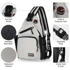 Large Capacity Chest Sloping Backpack Fashionable Sports Leisure Design Multifunctional mbzr
