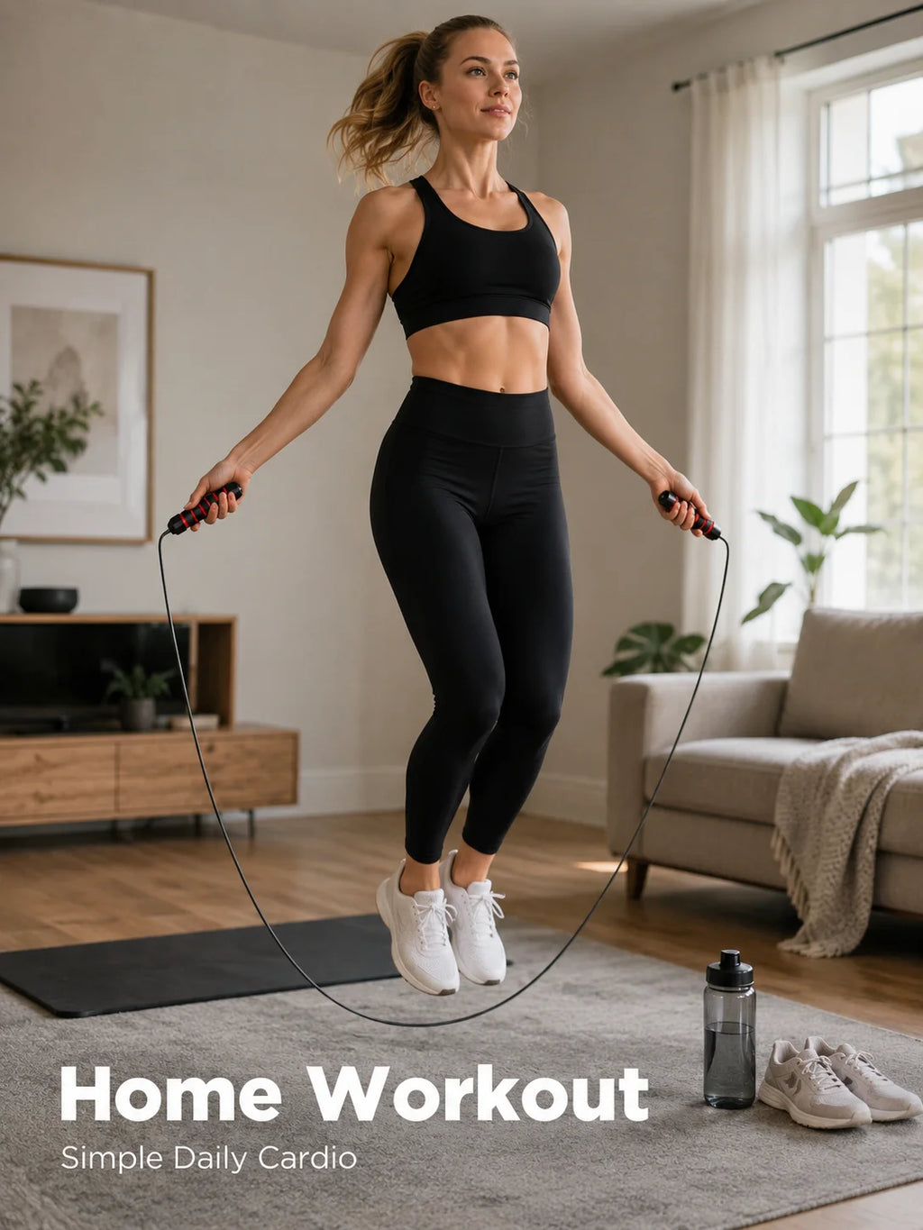 Steel Wire Speed Jump Rope, Adjustable Fitness Skipping Rope with Non-Slip Handles, Weighted Cardio Training Rope for Boxing, HIIT, Cross Training, Gym Workout, Home Exercise, Endurance, Agility and Daily Sports Practice mbzr