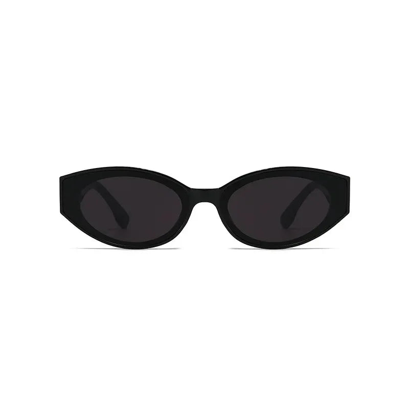 Light Luxury Men's And Women's Brands Design Luxury Small Oval Sunglasses 2025 New CatEye Sunglasses Retro Women's Goggles Uv400 mbzr