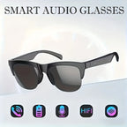 Wireless smart glasses with audio and voice calls, smart glasses for outdoor travel to facilitate calls and listen to music, rechargeable music glasses with built-in microphone mbzr