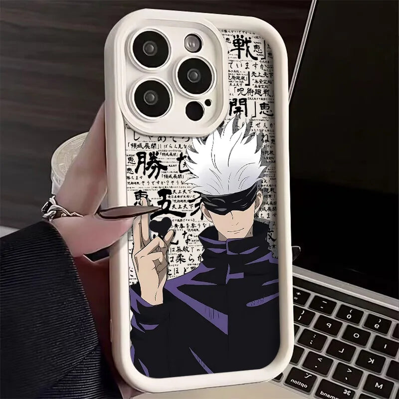 Anime Jujutsu Kaisen Phone Case For IPhone 17 16 15 14 13 12 11 pro 16 plus Cover