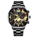 Fashion Mens Stainless Steel Watches Luxury Quartz Wristwatch Calendar Luminous Clock Men Business Casual Watch Reloj Hombre mbzr