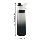 Gradual Fog Surface Water Cup High Color Spray Sports Water Cup Men'S And Women'S Water Spray Plastic Cup Gift Cups Water Bottle mbzr