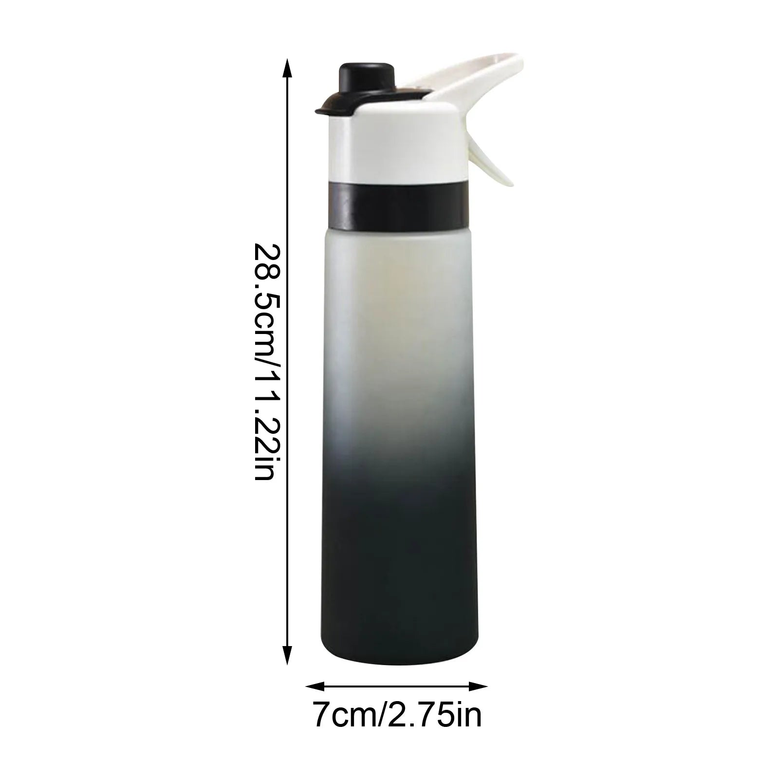 Gradual Fog Surface Water Cup High Color Spray Sports Water Cup Men'S And Women'S Water Spray Plastic Cup Gift Cups Water Bottle mbzr