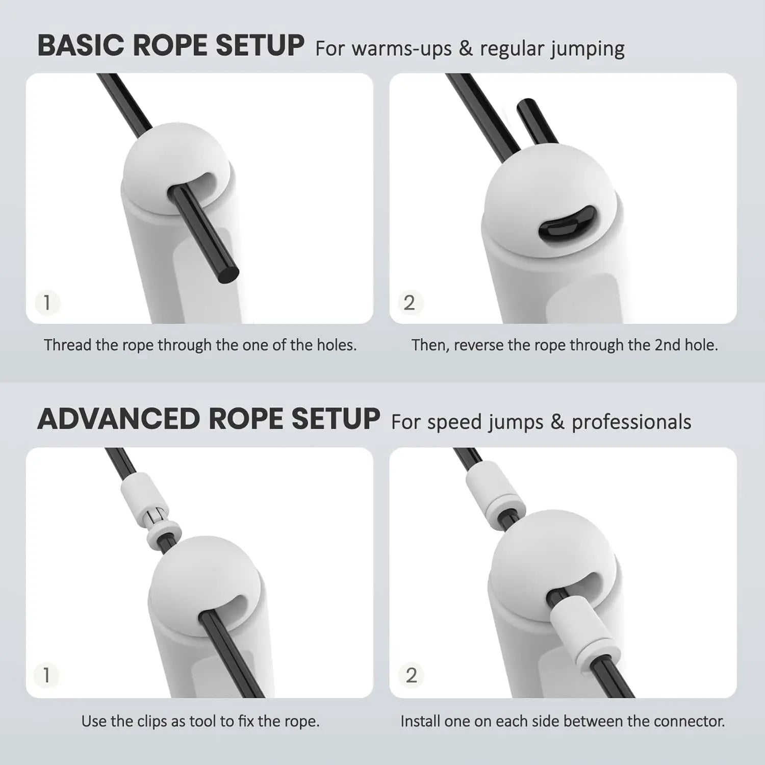 Smart Digital Jump Rope with Counter & Timer Adjustable Speed for Fitness Tangle-Free mbzr