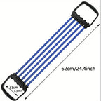 Resistance Bands Set - 5-Rope Chest Expander for Full Body Workout, Home Gym Strength Training: Chest, Arms, Back & Legs mbzr