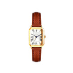 Fashion Retro Digital Dial Casual Watches Square Leather Strap Fashionable Clock Quartz Wristwatch for Women Gift mbzr