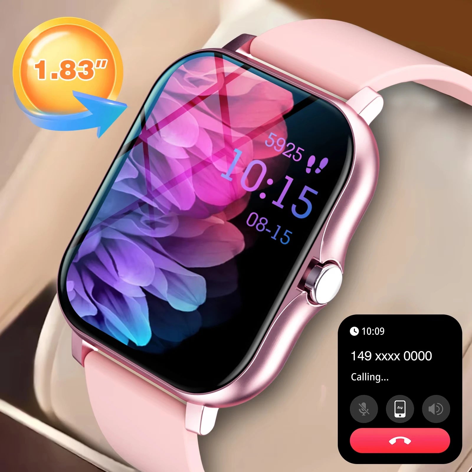 New Bluetooth Call Smart Watch Information Push Men Women Health Monitoring Watch Pedometer Smart Watch For Android IOS