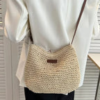Elegant Light Paper Rope Bag - Bohemian Handmade Style, Hot-Selling Beach/Casual Bag (Crossbody & Shoulder Tote) mbzr