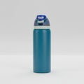 Owalaa dark blue 32oz/945ml stainless steel insulated water bottle with straw,for daily sports outdoor,perfect gift mbzr